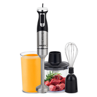 HALEY Professional Nutrition Mixeur Plongeant Électrique Multifonction 4-en-1 1600W, 5+ Vitesses, pour Usage Domestique