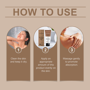 Crème bronzante hydratante OceAura sans soleil avec huile minérale pour un teint naturel éclatant, formule douce 100g - Product Image 6