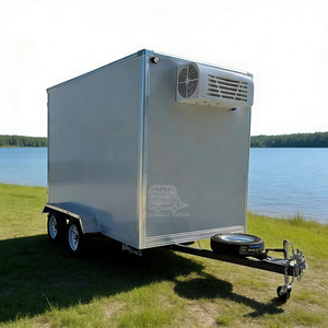ห้องเย็นเคลื่อนที่กลางแจ้งแบบพกพาสำหรับรถพ่วงขนาดเล็ก พร้อมชุดทำความเย็นสำหรับรถตู้แช่แข็ง - Product Image 4