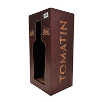Boîte cadeau en bois MDF sur mesure de grande taille, à double porte, pour collection de bouteilles de vin, champagne, whisky, présentoir, emballage cadeau