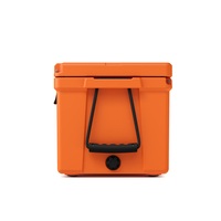Glacière rigide isolée en plastique rotomoulé haute performance de 25 litres avec logo personnalisé, portable pour la pêche