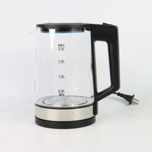 Hervidor de Agua Eléctrico de Gran Capacidad de 2.2L, Hervidor de Agua de Vidrio de Borosilicato Transparente Mejorado, Hervidor de Agua de Acero Inoxidable de Calidad - Product Image 1