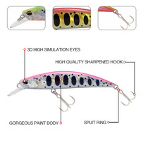 Nouvelle leurre de pêche rigide coulante Spearhead RYUKI 80S Minnow 80mm 12g, appât artificiel pour bar, poisson mandarin, eau salée et eau douce