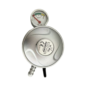 Regulador de <span class=keywords><strong>gas</strong></span> butano rápido de larga duración V80WITH METER Entrada de <span class=keywords><strong>21mm</strong></span> para LPG Propano Material de zinc duradero Color personalizado Uso EN EL Reino Unido - Product Image 4