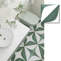 Nouveauté Carrelage en porcelaine marocaine à motifs floraux, mosaïque 3D, carreaux muraux en céramique colorés, style espagnol et français, 300*300, pour chambre, villa moderne, finition mate