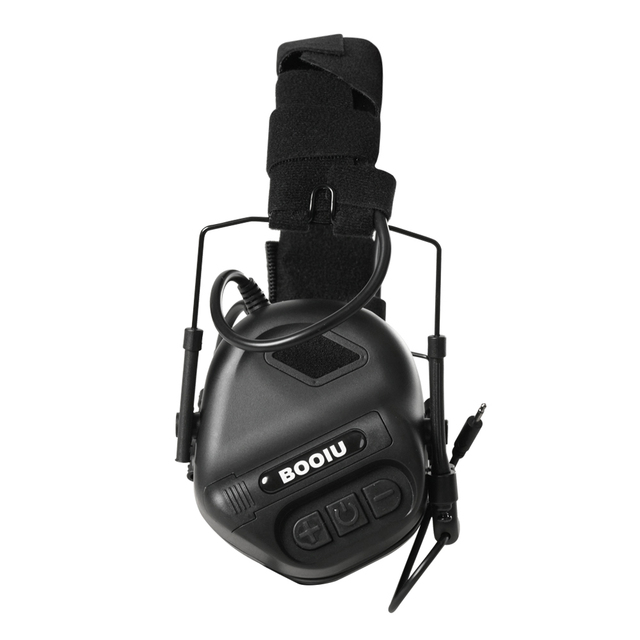 Foldable Sound Pickup Noise Cancelling Tactical Headset Head & Helmet Dual Use Tactical Headsets for Shooting Hunting