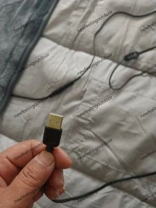 屋外用 加熱式寝袋パッド ヒーテッドシートクッション 5つの加熱ゾーン USB接続 - Product Image 6