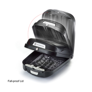 Boîte de rangement pour vélo SUNNYWHEEL à verrouillage rapide, coque rigide, 12L, montage arrière, boîte de sécurité, modèle KC-111 pour vélo urbain - Product Image 5