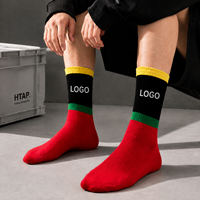 Chaussettes personnalisées antidérapantes jetables en jacquard avec logo, respirantes, en coton, séchage rapide, écologiques, OEM ODM, usine, streetwear