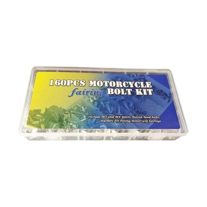 160 Pièces Carénage Boulon Kit Carénage Carrosserie Pare-Brise Écran Boulon Boutique Assortiment <span class=keywords><strong>Concessionnaire</strong></span> Pack Kit Sportbike - Product Image 2