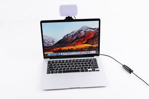 Lampu konferensi Video Kit 3200 k-6500 K USB, lampu untuk komputer Laptop perbesaran pencahayaan siaran langsung Studio Video Selfie Streaming - Product Image 4