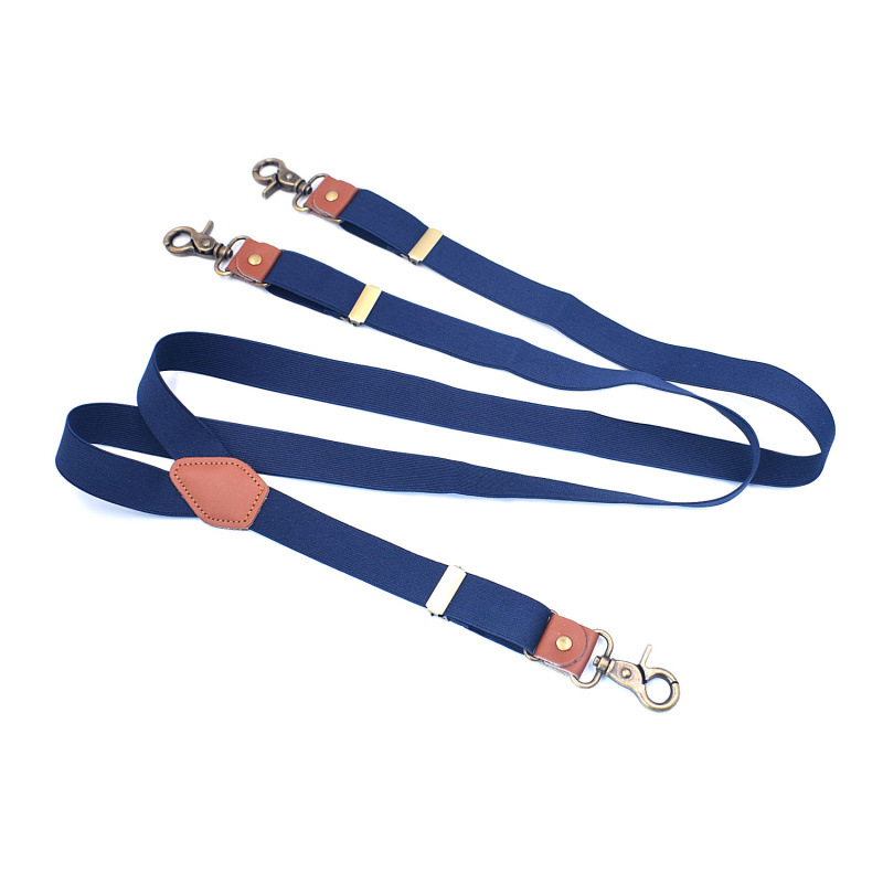 Hebilla de gancho de bronce 2,5-Azul marino