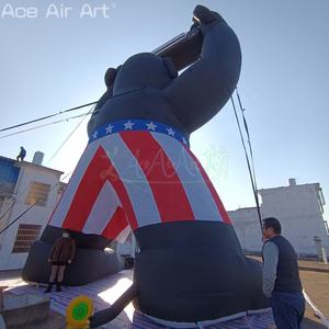 Kustom 10m mobil gorila tinggi iklan chipanzee Model tiup LED pesta promosi acara dekorasi menampilkan logo khusus - Product Image 6