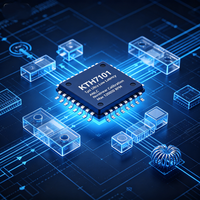 Conntek KTH7101 Encoder Magnetik 16-bit Output SPI+ABZ Kalibrasi Non-Linear Otomatis Sensor Sudut Latensi Ultra-rendah 1s BLDC SMT