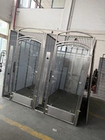 Robuuste roestvrijstalen 304 luxe klassieke hondenkennels met solide patroonknopsluiting voor dierenopvang en hondenkinderdagverblijven