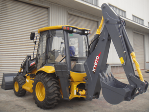 لودر صيني الصنع بسعة 7.8 طن مع دلو حفار بسعة 1 متر مكعب ودلو حفار بسعة 0.3 متر مكعب، آلة تحريك التربة، لودر XT870، حفار أمامي - Product Image 5