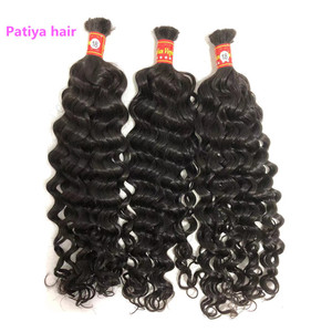 Proveedores de cabello, venta al por mayor, cabello humano rizado italiano chino, trenzado de cabello humano virgen crudo, a granel, sin trama, rizos de sirena - Product Image 1