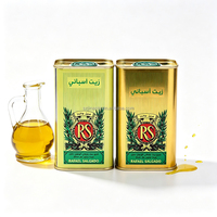 Boîte en fer blanc carrée personnalisée de 175-250 ml pour huile d'olive, huile de truffe, huile de citron, huile de noix, huile d'avocat, huile de tournesol, emballage scellé de qualité alimentaire