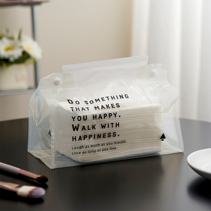 Boîte à mouchoirs pliable en PVC transparent créative, décoration moderne pour la maison, porte-serviettes, boîte à mouchoirs pour <span class=keywords><strong>voiture</strong></span>, boîte à mouchoirs pour salle de bain, décoration de pièce - Product Image 5