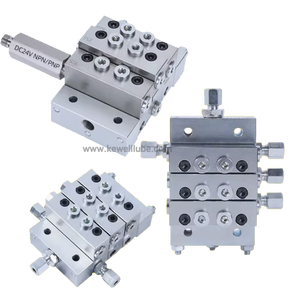 Distributore di Lubrificante OEM DMA <span class=keywords><strong>DMB</strong></span>, Blocco Dispenser di Grasso per Lubrificazione Progressiva, Valvola Divisoria Modulare, Iniettore di Lubrificante - Product Image 1