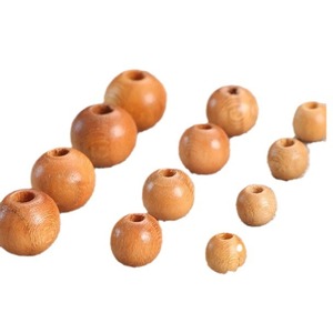 Perles en bois de pêche rondes de 0,4, 0,6, 0,8, 1,0 cm en vrac pour la fabrication de bracelets, la décoration intérieure, les fournitures d'artisanat, les cadeaux - Product Image 5