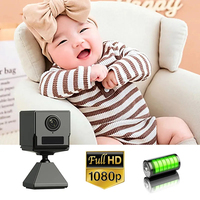 Caméra de sécurité WiFi miniature sans fil de table, contrôlée par application, haute définition, vision nocturne infrarouge, enregistrement en boucle