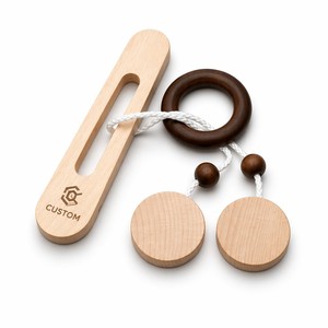 Jeu de déverrouillage en <span class=keywords><strong>bois</strong></span> avec anneaux de <span class=keywords><strong>corde</strong></span>, coordination œil-main, jeu de réflexion, logique spatiale, jouet éducatif Montessori, cadeau - Product Image 1