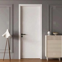 Porte intérieure moderne en bois avec peinture blanche 2024 Nouvelle porte design