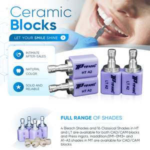 Materiale da laboratorio dentale ceramica dentale <span class=keywords><strong>CAD</strong></span> <span class=keywords><strong>CAM</strong></span> fresatura blocco disilicato litio pressa lingotti vetro ceramica - Product Image 3