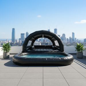 Piscines gonflables de jardin avec canapé, bar aquatique <span class=keywords><strong>gonflable</strong></span> et bassin pour adultes et enfants - Product Image 6