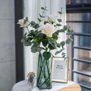 Fleur artificielle en soie faite à la main, <span class=keywords><strong>rose</strong></span> Corolla, décoration de fenêtre de salon, mariage, hôtel, douce - Product Image 1