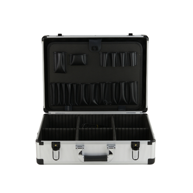 Lightweight Aluminum Tool Storage Box with Tool Panel IP65 Waterproof Craftsman Organizer Case