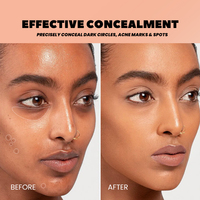 Échantillon gratuit de correcteur liquide longue durée, couvrance super forte, vente en gros, correcteur hydratant durable, non décolorant