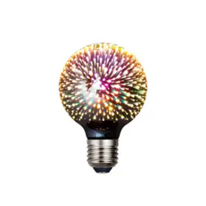 Most Popular Standard Base 3D Fireworks-effect LED Light Bulb