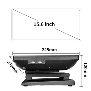 Système de point de <span class=keywords><strong>vente</strong></span> à écran tactile unique de 15,6 pouces, machine tout-en-un, caisse enregistreuse intelligente, terminaux de caisse enregistreuse de bureau - Product Image 4