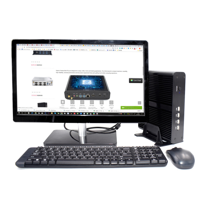 Desktop Mini PCs Computers for Office I7 Core I 7 Computadora Gamer Fanless Micro PC