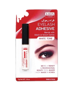 Eyelash <b>Glue</b> 5g White Clear Lash Adhesive Waterproof <b>Strong</b> Hold Quick Dry Blister Card Packaging - Product Image 1