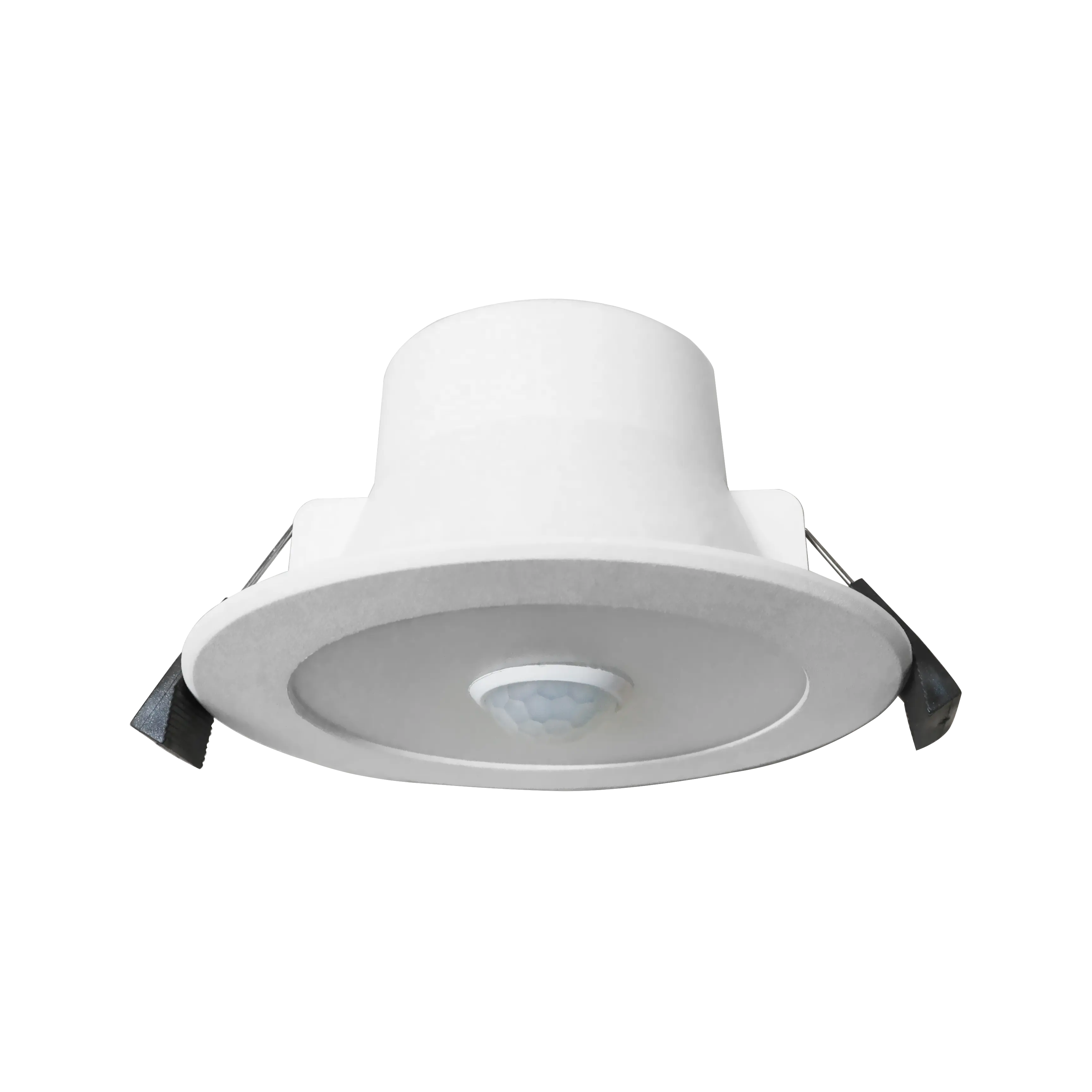 Downlight LED Détecteur de mouvement PIR intérieur 8/9W Micro-ondes et infrarouge Flat Design Tri-colour LUX switchable V-0 flamme rating lights