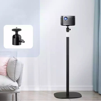 Support de sol pour projecteur portable Salange en alliage d'aluminium à 360 degrés pour cinéma maison et chambre à coucher