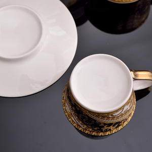 Ensemble de thé et de café en porcelaine fine de style baroque européen, 15 pièces, best-seller - Product Image 5