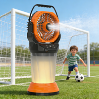Ventilateur brumisateur oscillant incontournable et tendance, humidificateur, autonomie 40h, idéal pour le camping