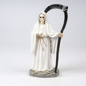 Decoraciones Góticas, Figura de Resina del Grim Reaper, Ángel Sagrado de la Muerte, Santa Muerte con Guadaña, Estatua Artesanal - Product Image 4