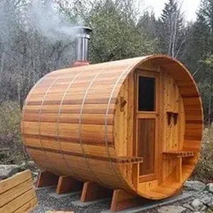 Luxury High Grade Outdoor Stone Bath 4-6 Person Sauna Steam Room