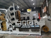 Machine automatique de fabrication de sacs plats en papier kraft Zhenbang 4 couleurs, imprimante flexographique et typographique, 120 m/min, Android intégré