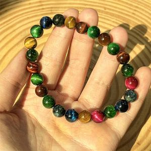 Natural Stone Bracelet Colorful Glass <b>Beaded</b> Must-have Chakra <b>Set</b> Strategic Private Label Jewelry Fast Shipping - Product Image 1