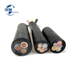 3Core 4 Core Rubber Mining Trailing Power Cable