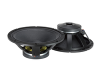 Enceinte DJ active 15 pouces 80W avec woofer 15 pouces et tweeter 1 pouce, enceinte audio portable en ABS pour scène
