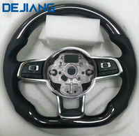 Volant en cuir et fibre de carbone en gros pour Volkswagen MK7 MK6 Golf7 Polo CC Jetta Tiguan GTI R GTD GTS GTE en stock