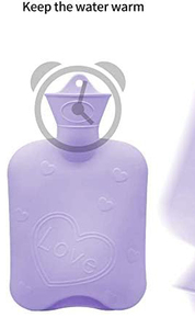 New Arrivals Hot Water <b>Bottle</b> Winter <b>Warm</b> 1L Rubber Hot Water Bag With Soft Plush Waist Belt - Product Image 4