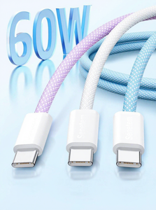 Cable USB-C Zowie ACU-331 de 1 m, Cobre Puro, Carga Rápida de 60 W, Revestimiento Trenzado, Transferencia de Datos para iOS 15/16 Pro Max, para S24/S23/S22 - Product Image 2